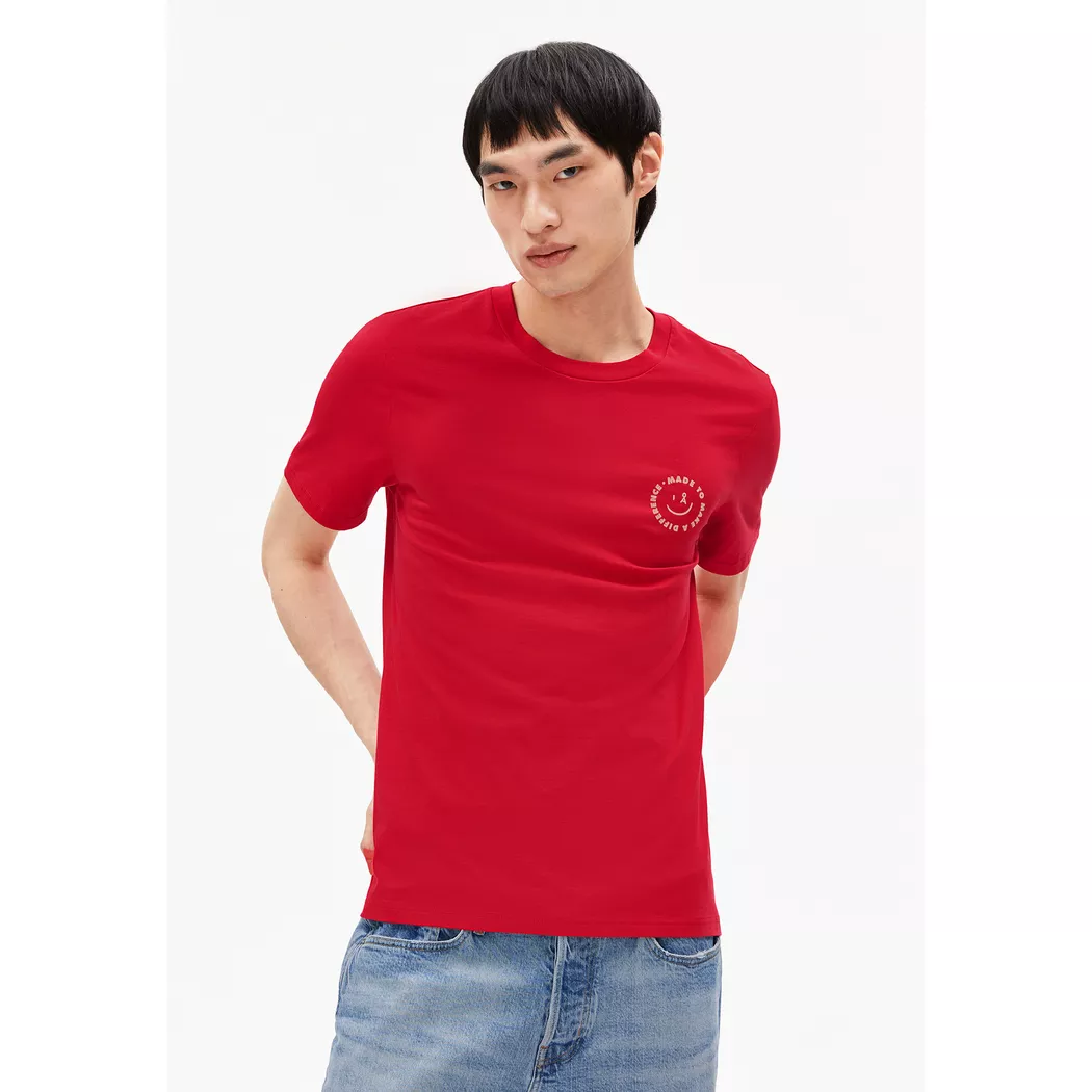 ARMEDANGELS - T-Shirt, für Herren, Rot, Größe S