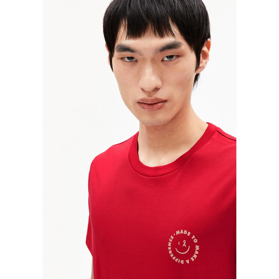 ARMEDANGELS Jaames Smiley Grafikprint T-Shirt  