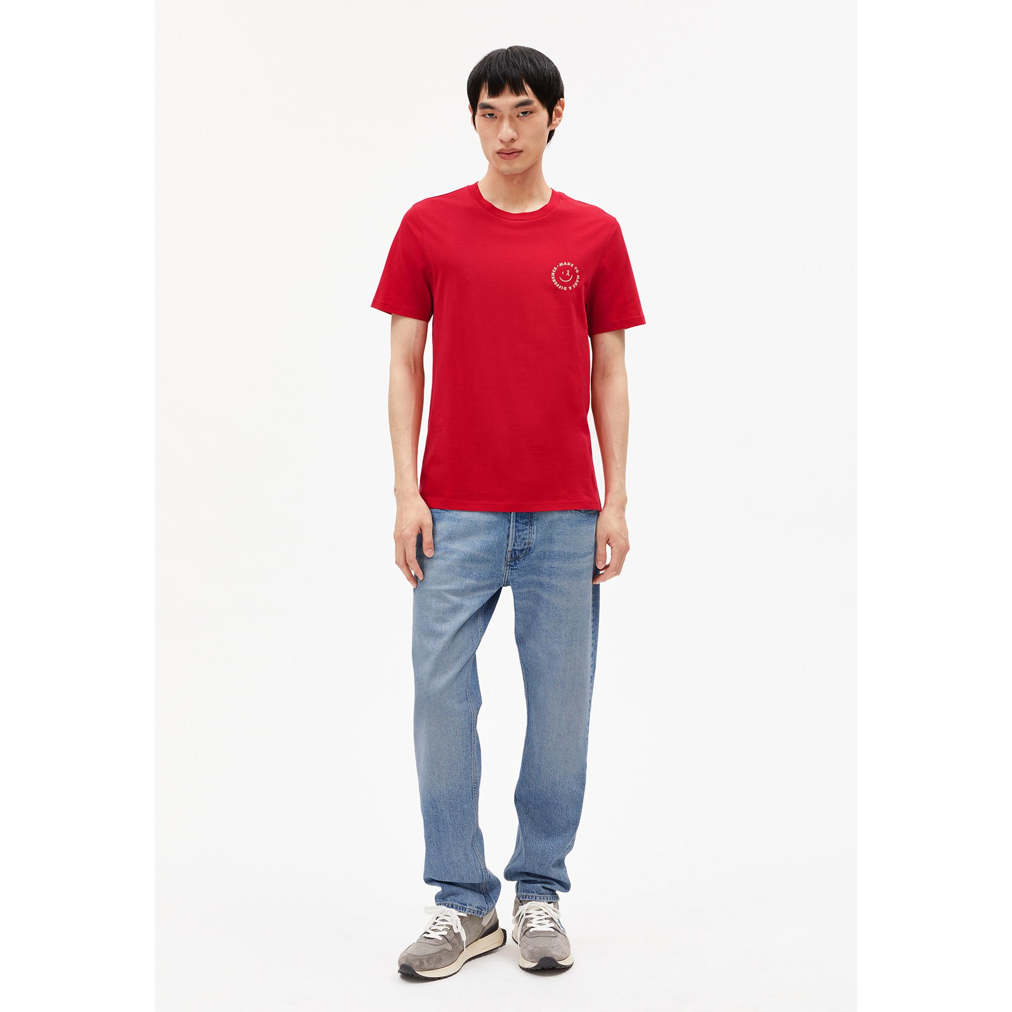 ARMEDANGELS Smiley Print Regular Fit T-Shirt  