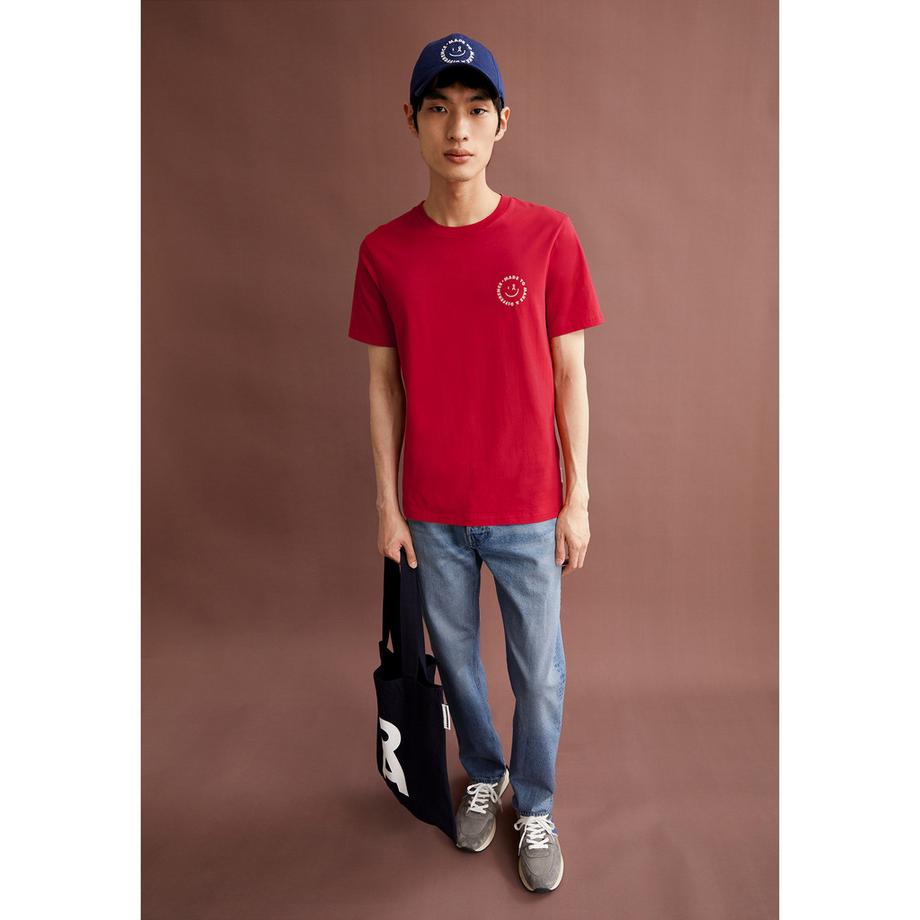 ARMEDANGELS Jaames Smiley Grafikprint T-Shirt  