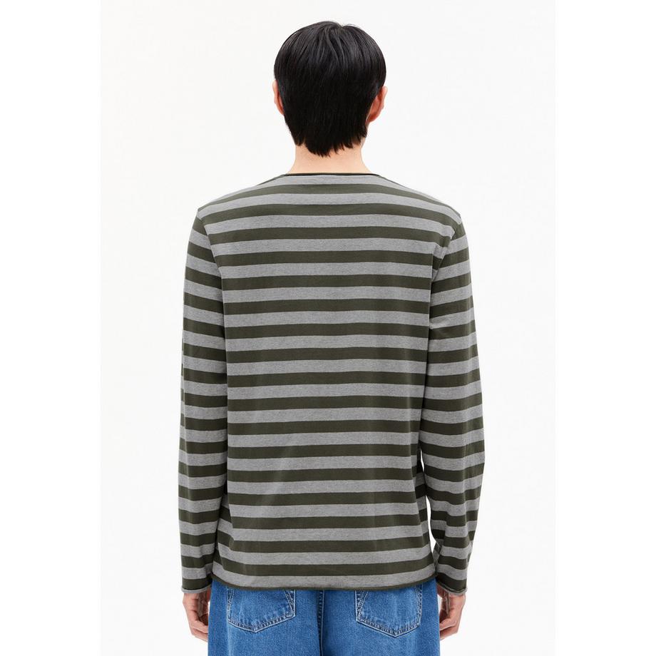 ARMEDANGELS T-Shirt Manches Longues Rayé  