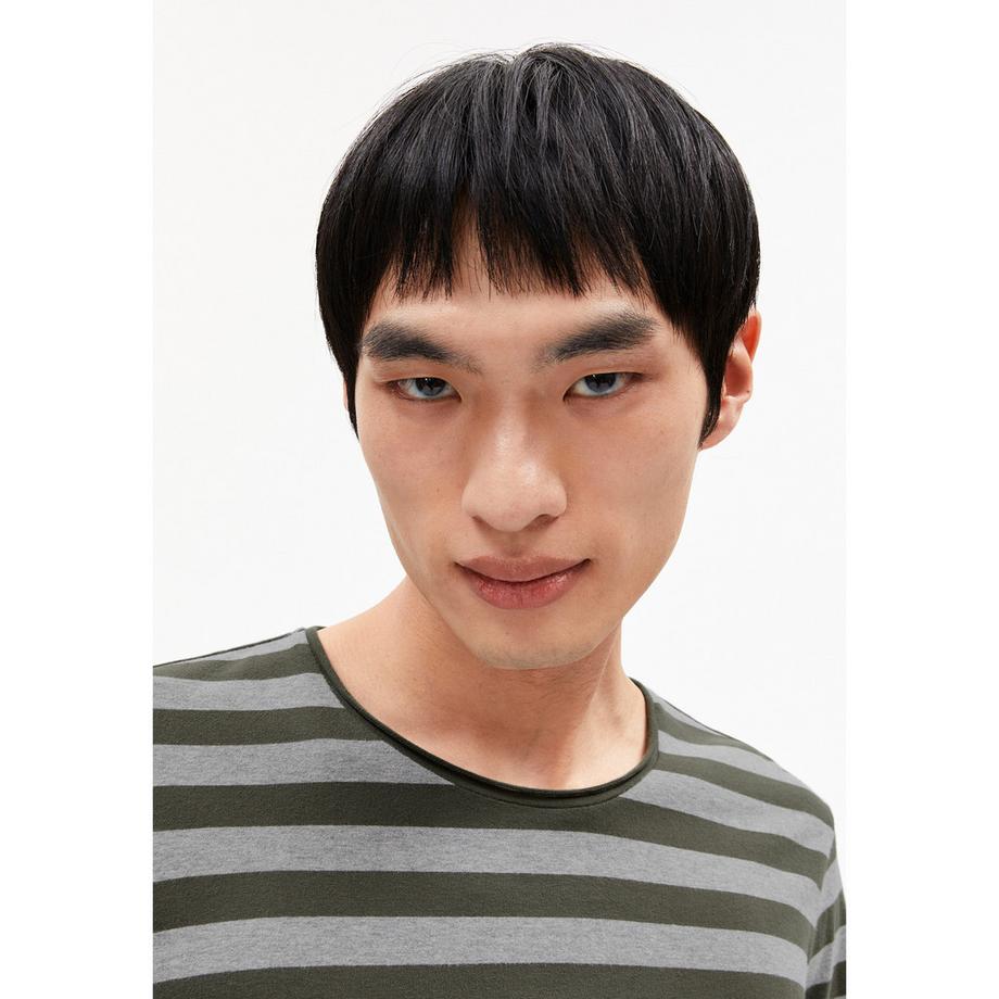 ARMEDANGELS T-Shirt Manches Longues Rayé  