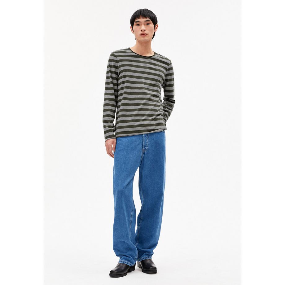 ARMEDANGELS T-Shirt Manches Longues Rayé  