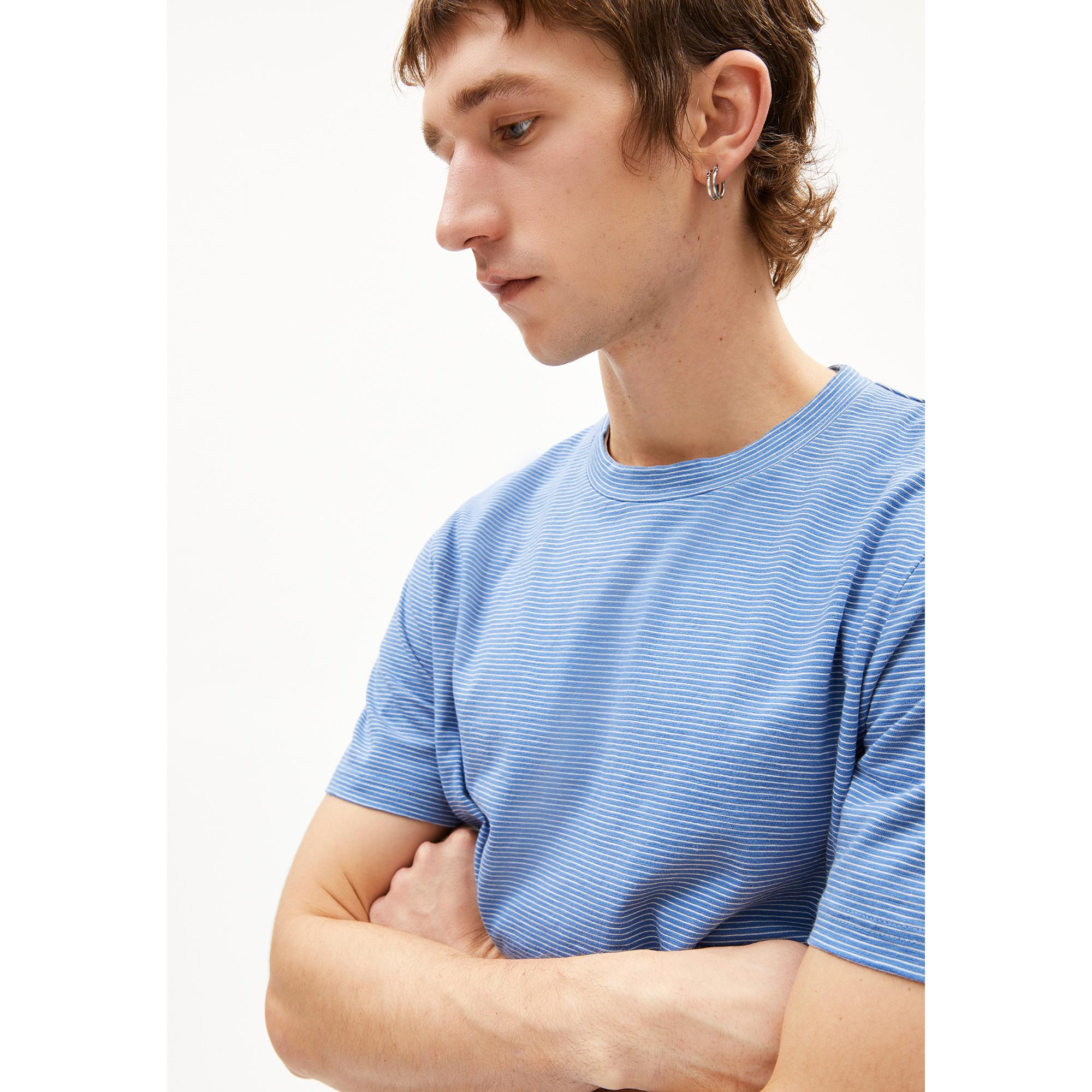 ARMEDANGELS Gestreiftes Kurzarm T-Shirt  