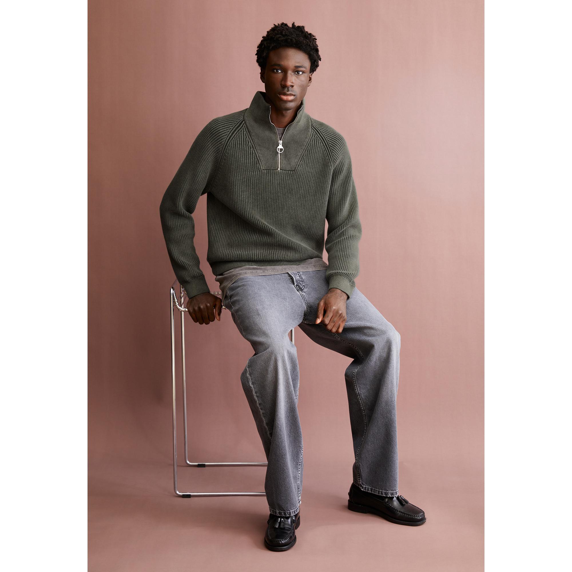 ARMEDANGELS Troyer Half Zip Pullover  