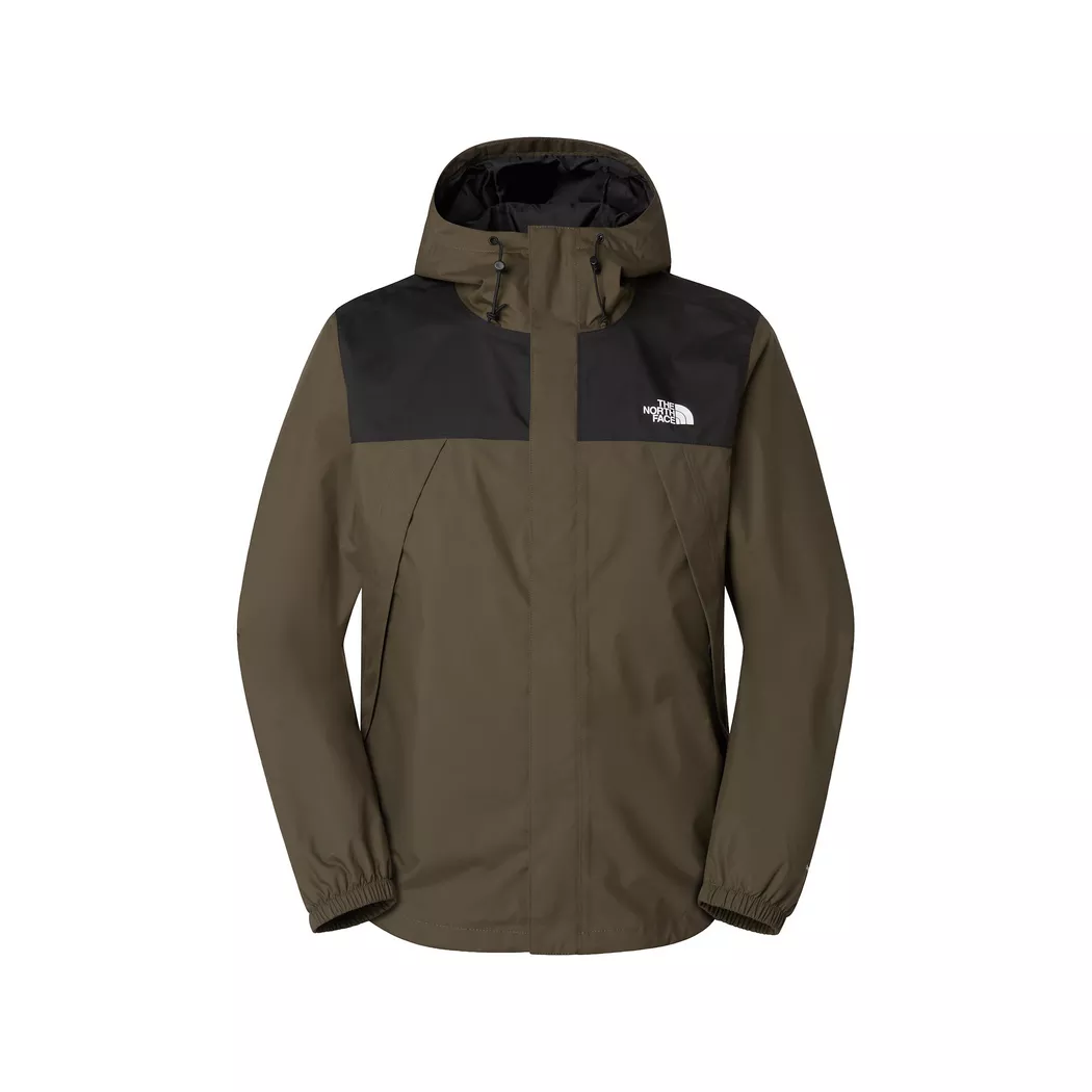 Funktionsjacke THE NORTH FACE "Antora", Herren, Gr. XL, new taupe gr, Obermaterial: 100% Polyester, hoch geschlossener Ausschnitt, eingesetzt elastischer Bund, Jacken Funktionsjacke, mit hoch geschlossenem Ausschnitt, atmungsaktiv, winddicht