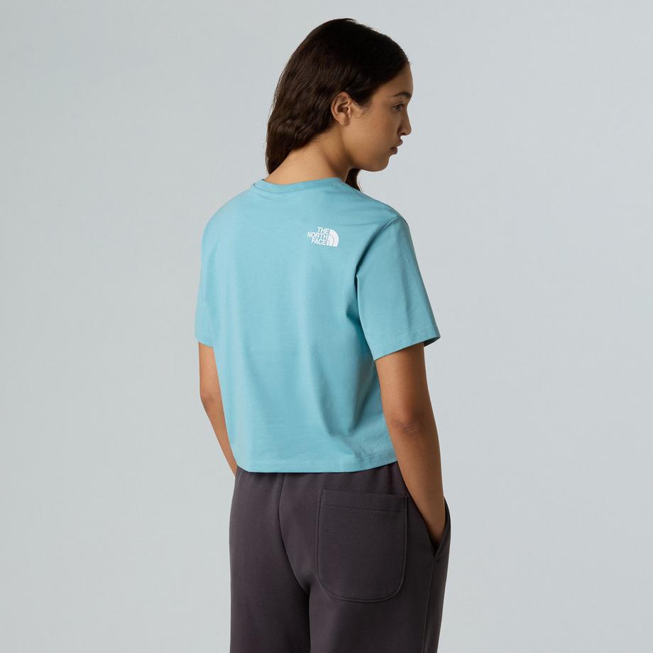 THE NORTH FACE W Simple Dome Cropped Slim Tee T-shirt 