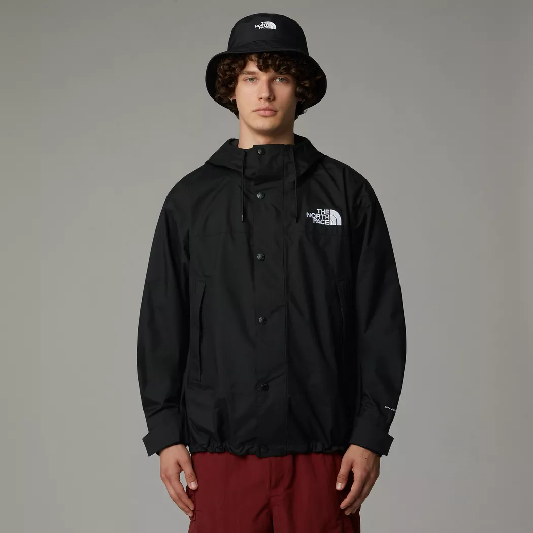 Funktionsjacke THE NORTH FACE "M REIGN ON JACKET", Herren, Gr. XXL, tnf schwarz, Obermaterial: 100% Polyester, Jacken Funktionsjacke, Urbaner Look, wasserdicht, winddicht – Übergangsjacke