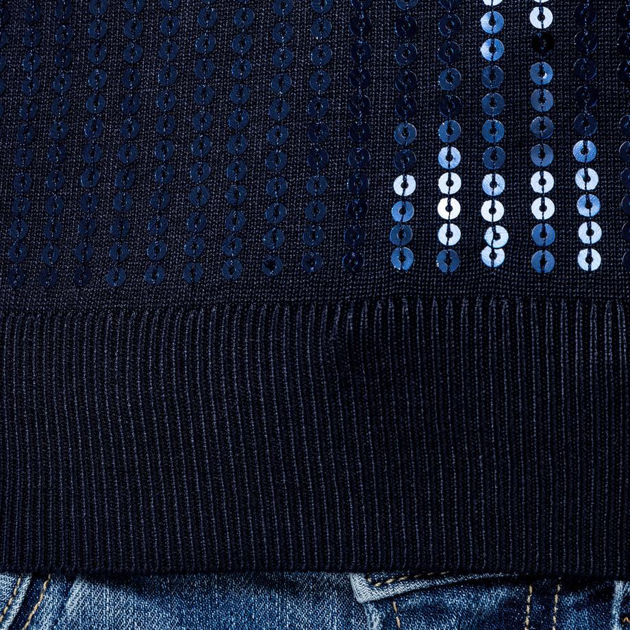 Manor Woman Pullover Détail Paillettes  