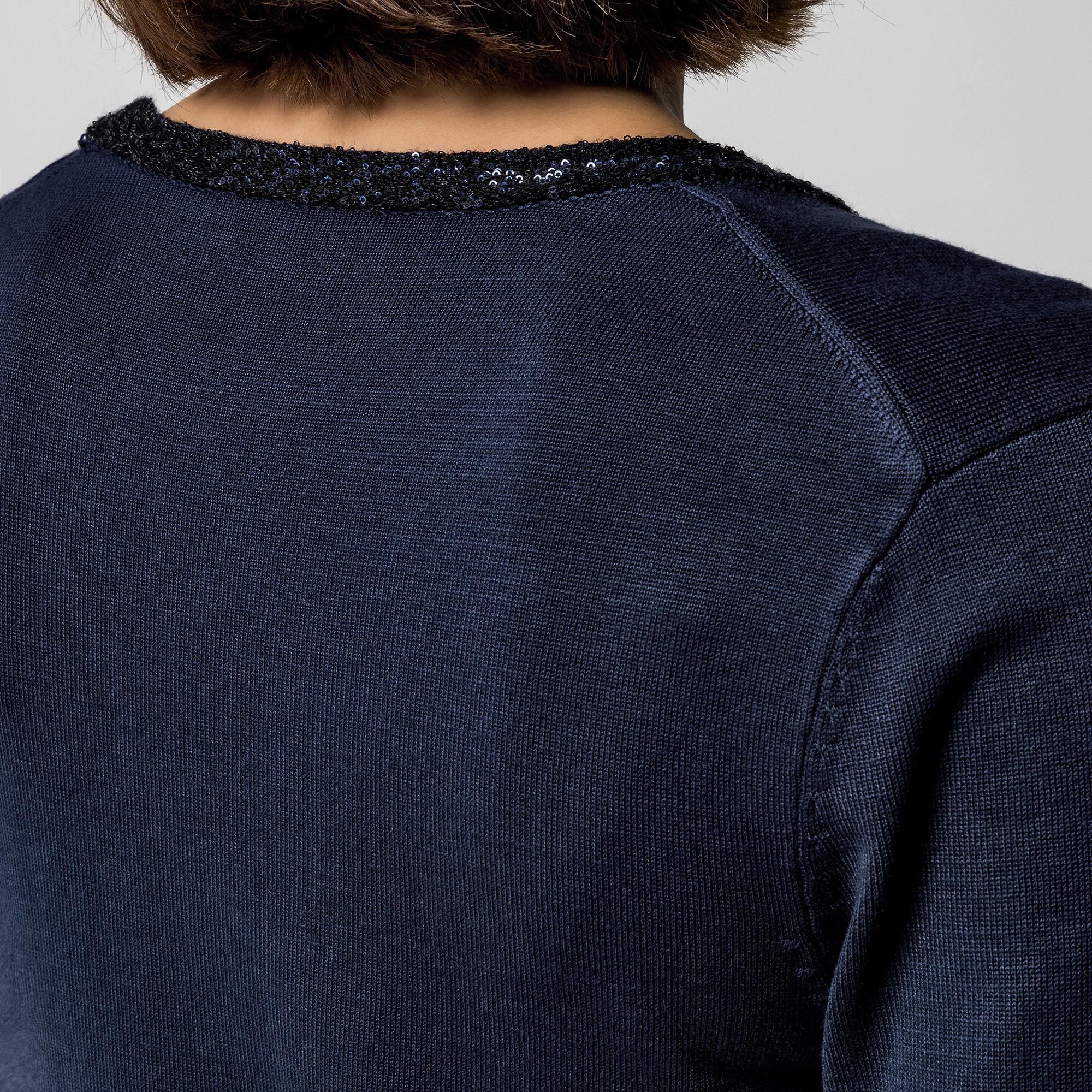 Manor Woman Cardigan Bordo Paillettes  