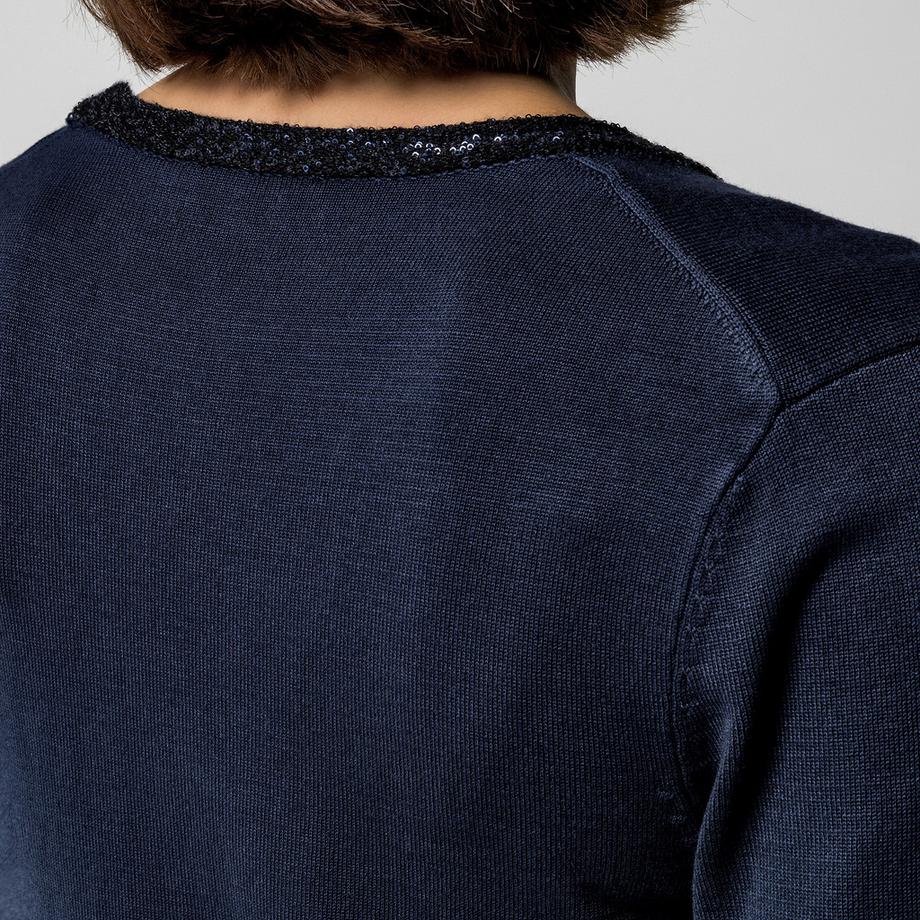 Manor Woman Cardigan Bordure Paillettes  