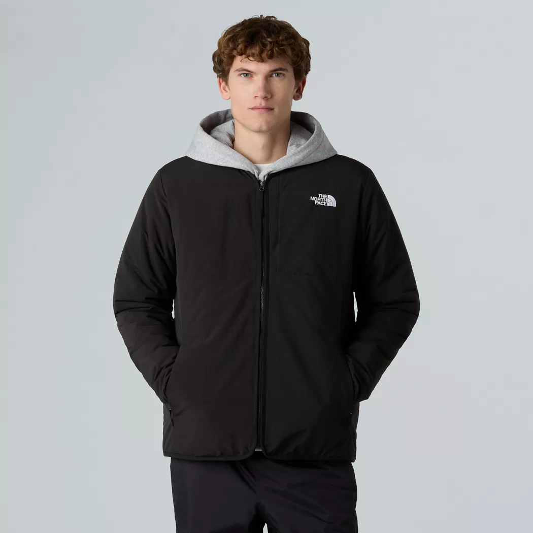 Funktionsjacke THE NORTH FACE "M REIGN ON JACKET", Herren, Gr. M, tnf schwarz, Obermaterial: 100% Polyester, Jacken Funktionsjacke, Urbaner Look, wasserdicht, winddicht – Übergangsjacke