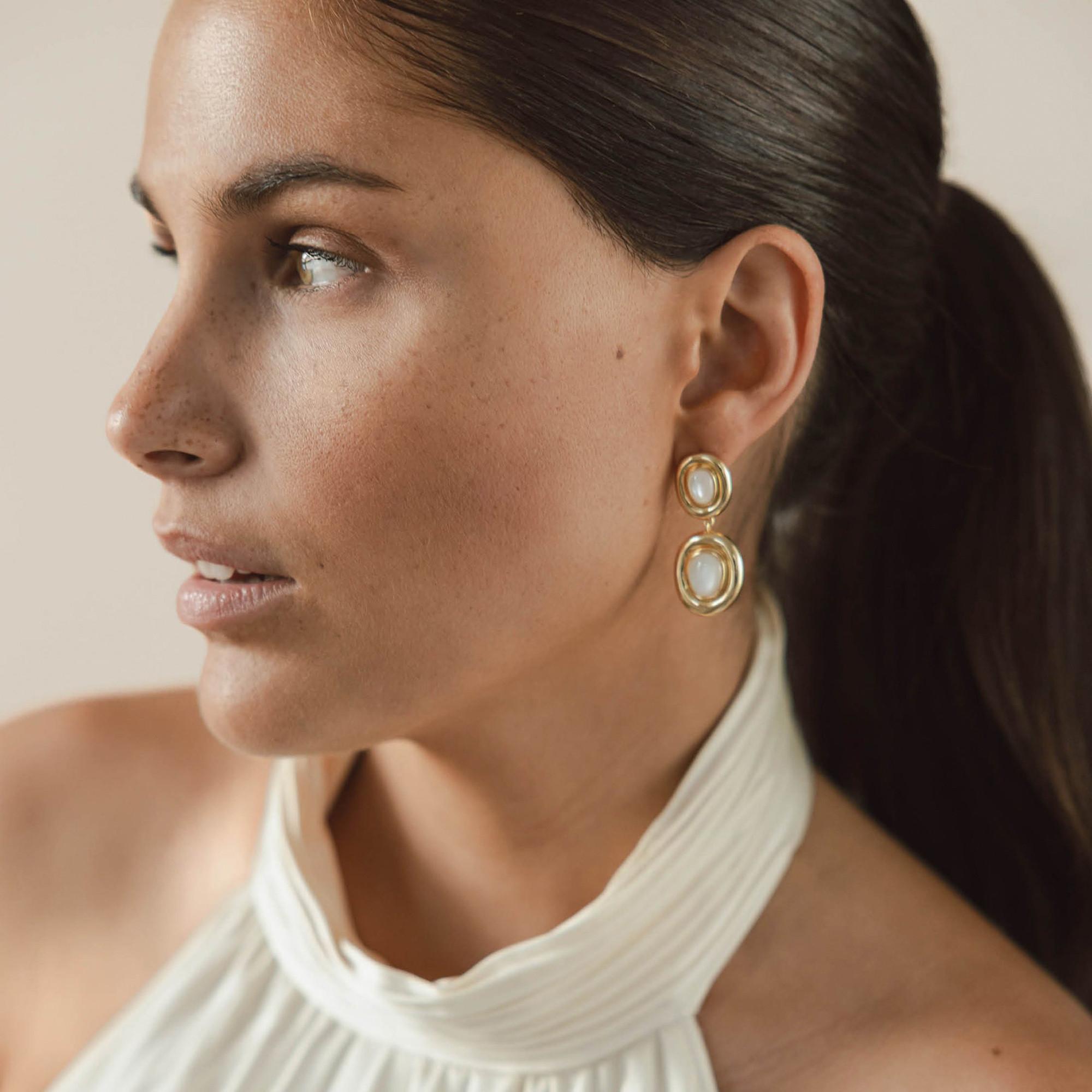 24Kae  Boucles d'oreilles 