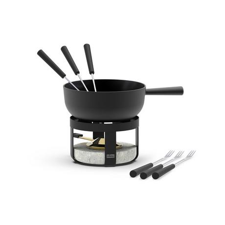 Stöckli Service à fondue au fromage Pilatus Stone Classic 