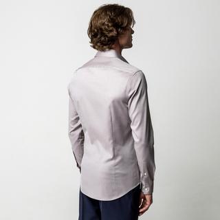CALVIN KLEIN Hemden Kentkragen Slim Fit Gemustertes Langarmhemd  