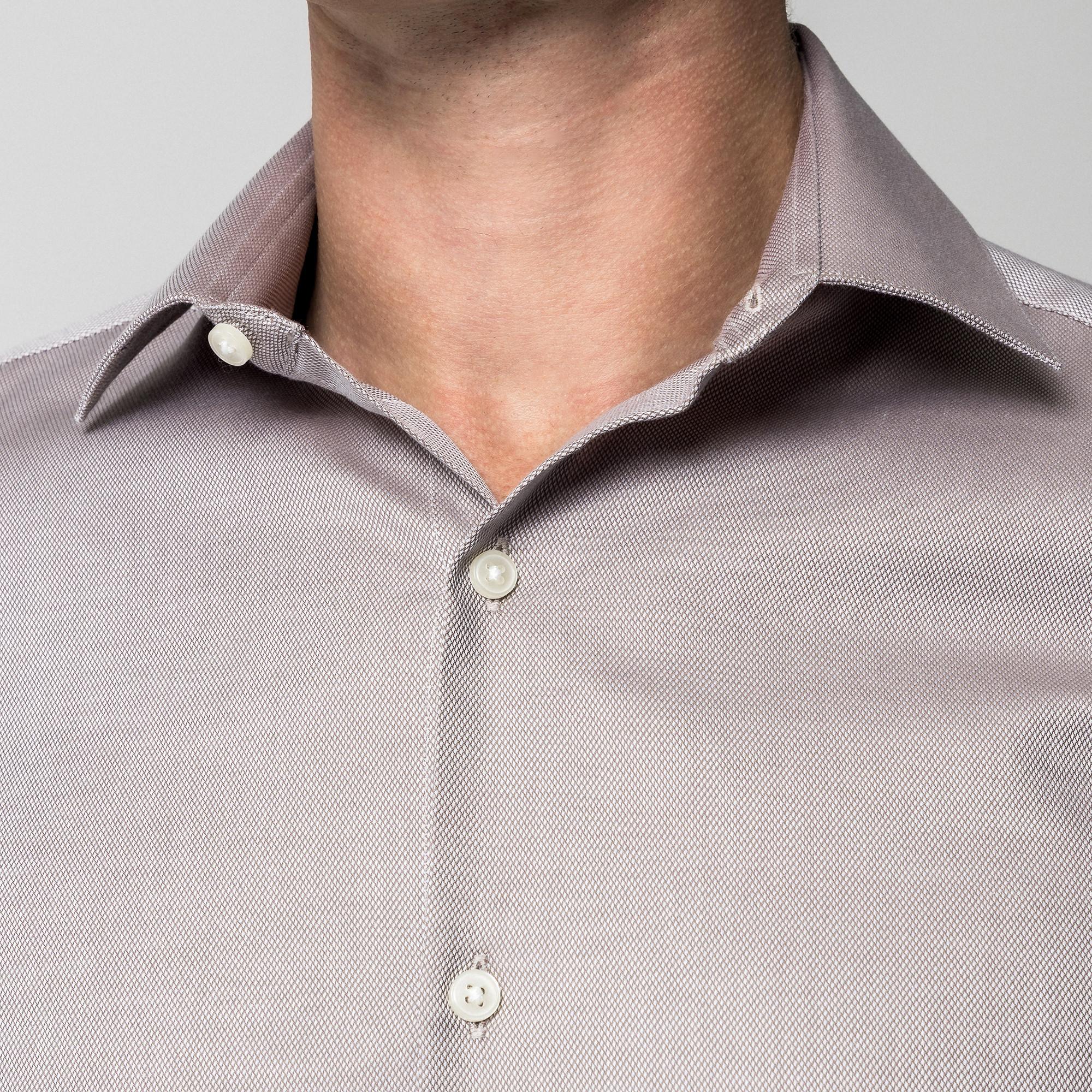 CALVIN KLEIN Hemden Kentkragen Slim Fit Gemustertes Langarmhemd  