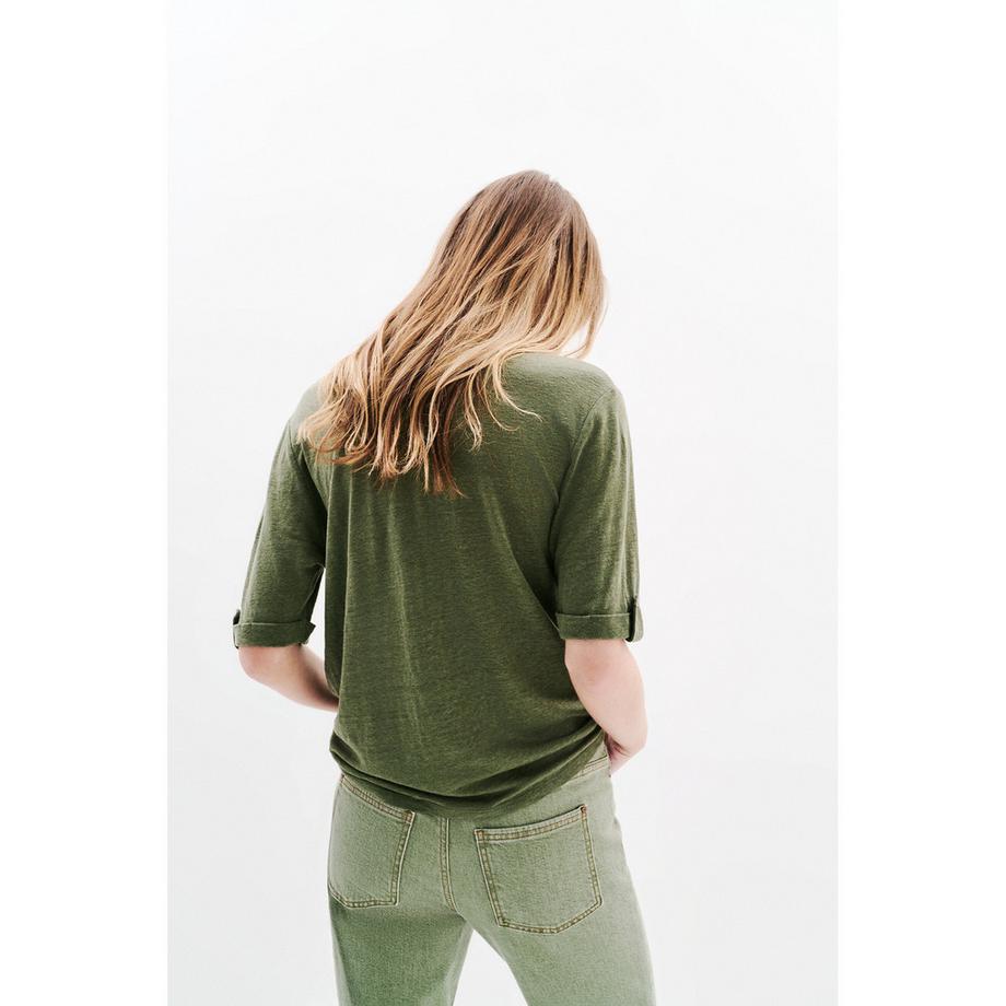 Caroll Kurzarm Button Up T-Shirt  