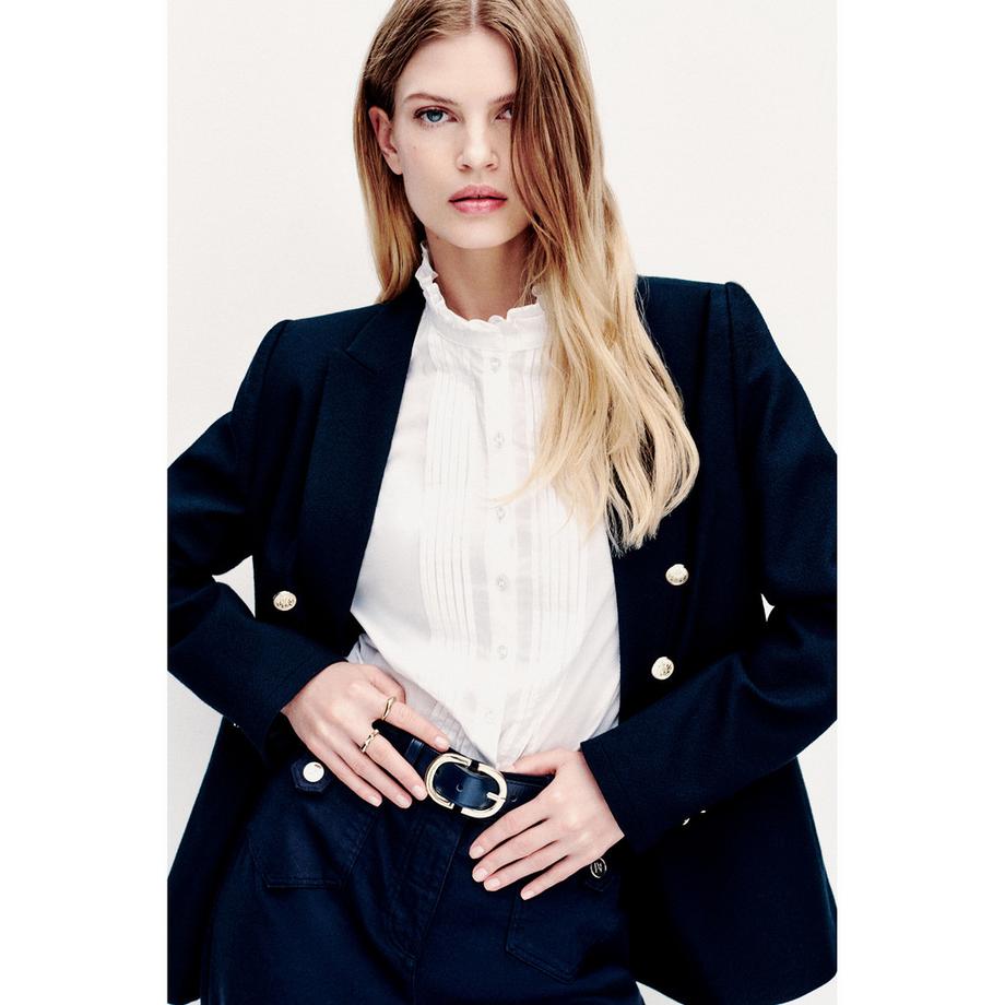 Caroll Ceinture en cuir avec boucle en C  