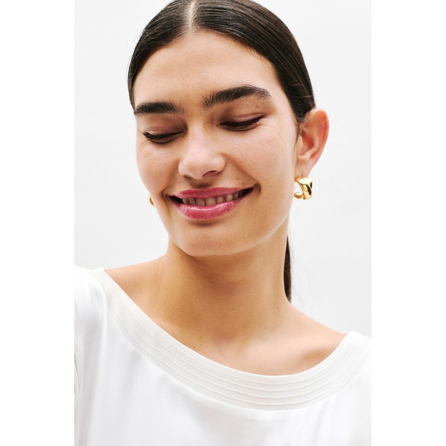 Caroll Bootshals Kurzarm T-Shirt  