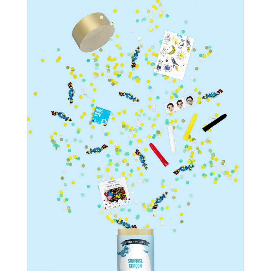 Artoz Surprise garçon Français Bombe de table 