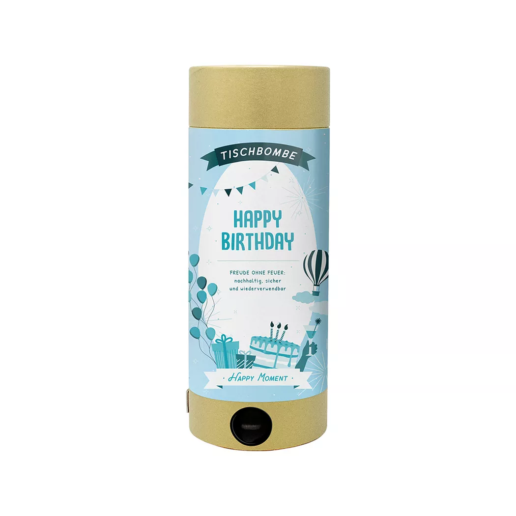 Artoz - Tischbombe, Happy Birthday, Deutsch, 11X29.7CM, Multicolor