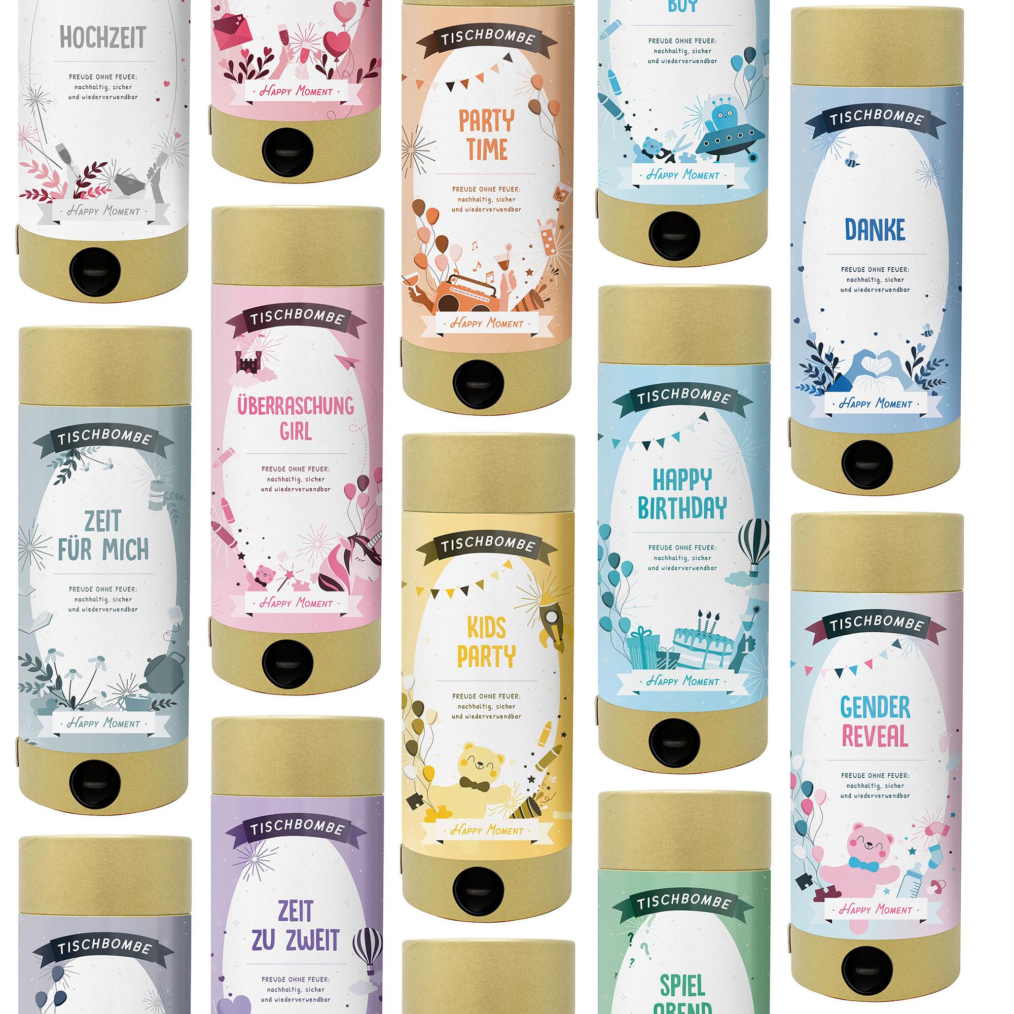 Artoz Gender reveal Girl, Allemand Bombe de table 