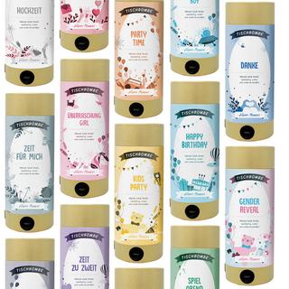 Artoz Gender reveal Girl, Allemand Bombe de table 