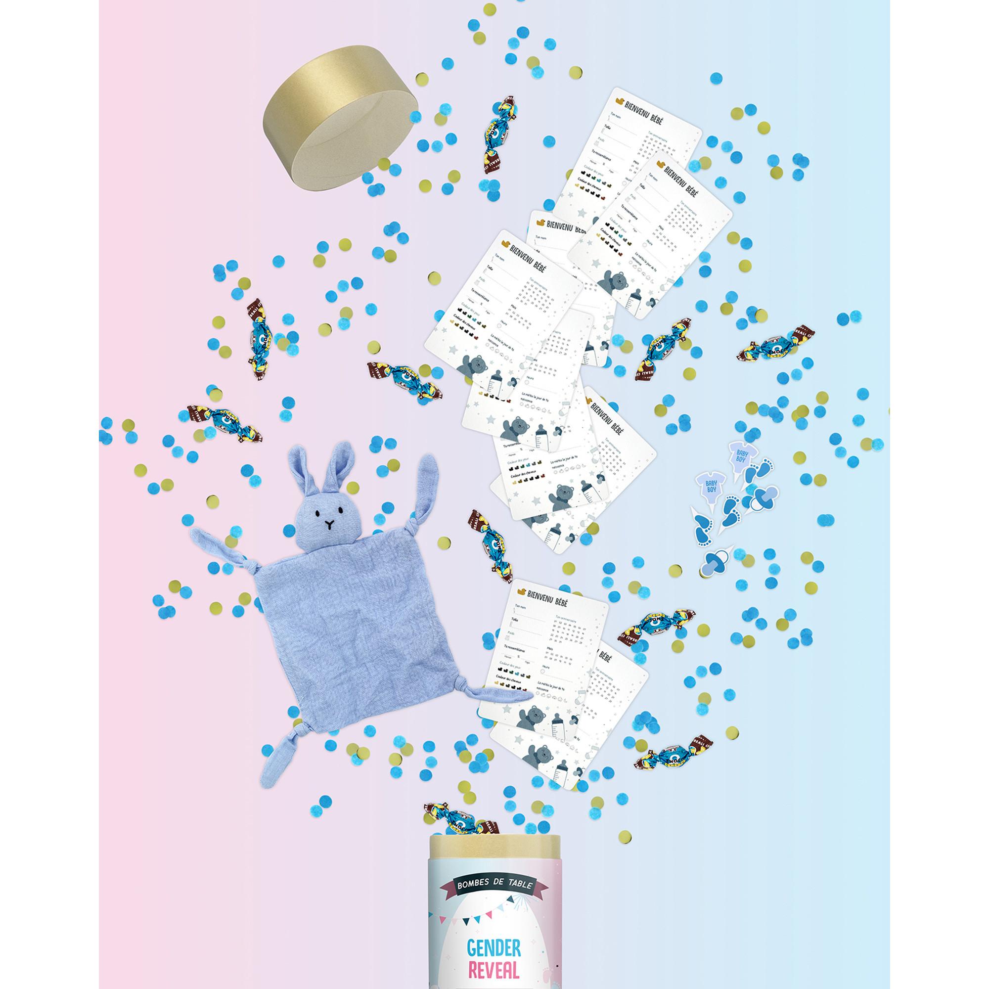 Artoz Gender Reveal Boy, Francese Bomba da tavolo 