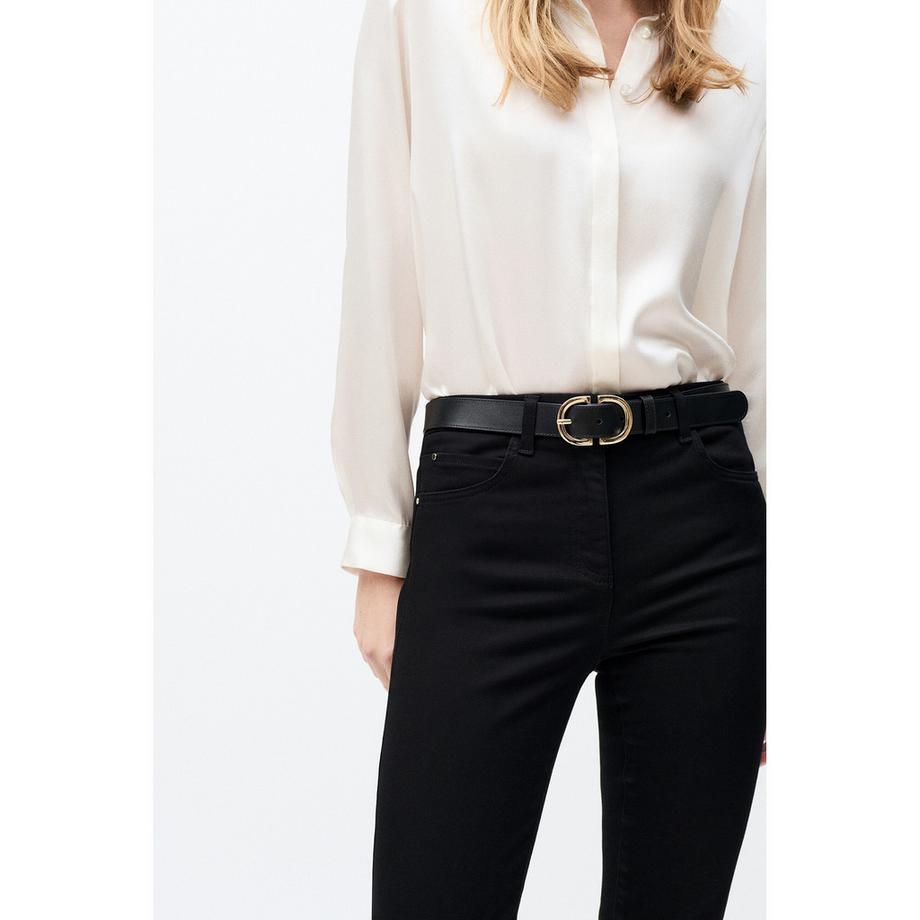 Caroll Pantalon Slim Fit Longueur Cheville  