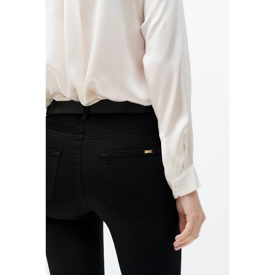 Caroll Pantalon Slim Fit Longueur Cheville  