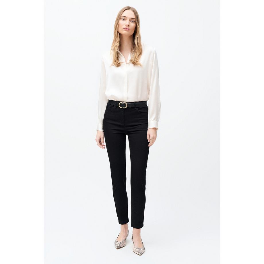 Caroll Pantalon Slim Fit Longueur Cheville  