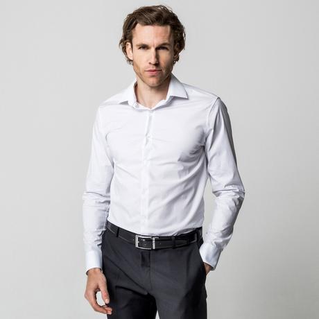 CALVIN KLEIN Hemden Herren Gemustertes Slim Fit Langarmhemd  