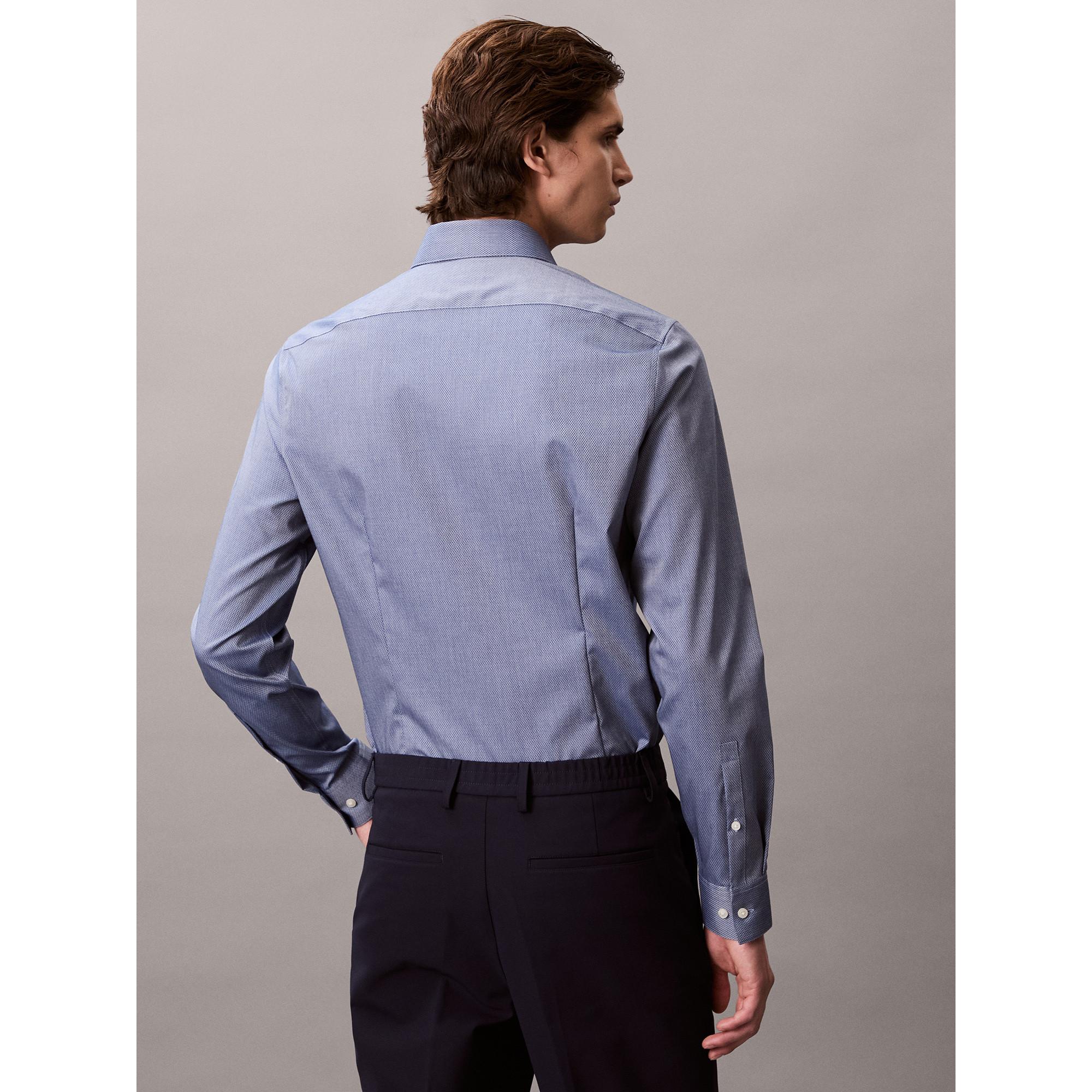 CALVIN KLEIN Hemden Langarm Slim Fit Kentkragen Hemd  