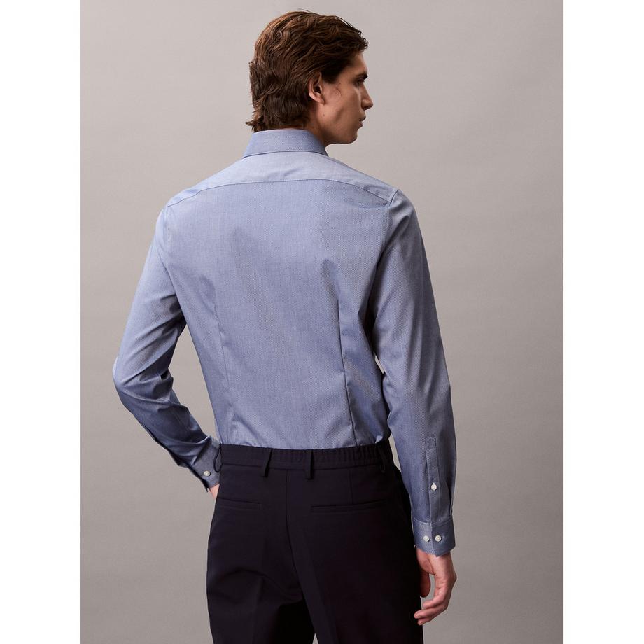 CALVIN KLEIN Hemden Langarm Slim Fit Kentkragen Hemd  