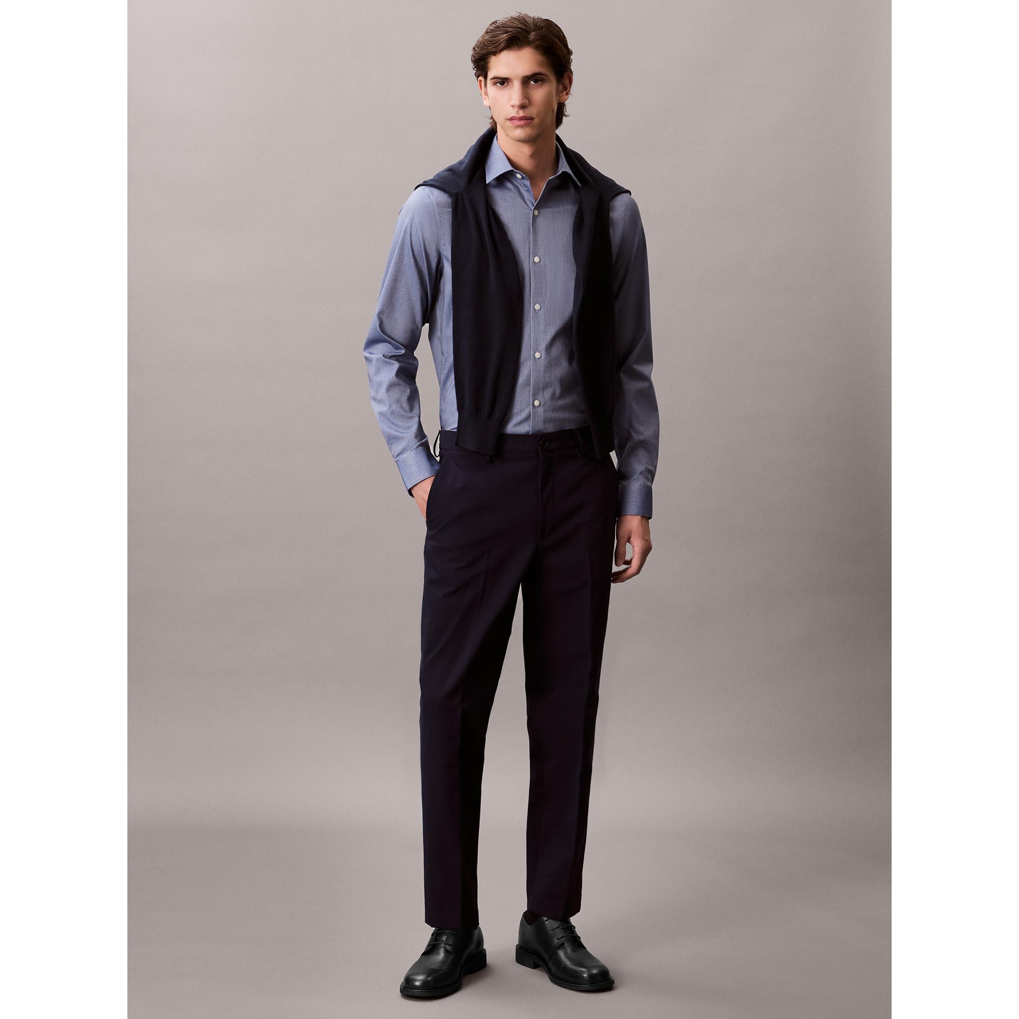 CALVIN KLEIN Hemden Langarm Slim Fit Kentkragen Hemd  