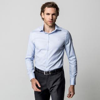 CALVIN KLEIN Hemden Herren Gemustertes Slim Fit Langarmhemd  
