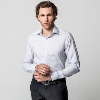 CALVIN KLEIN Hemden Herren Gestreiftes Langarm Business Hemd  