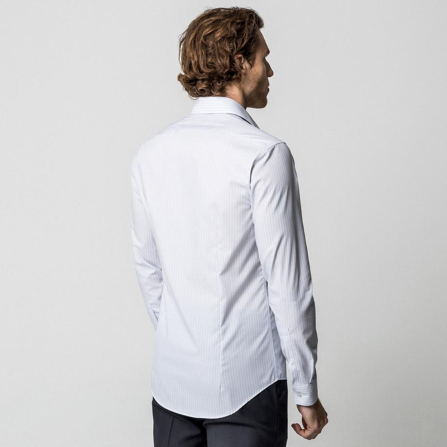 CALVIN KLEIN Hemden Herren Gestreiftes Langarm Kentkragen Hemd  