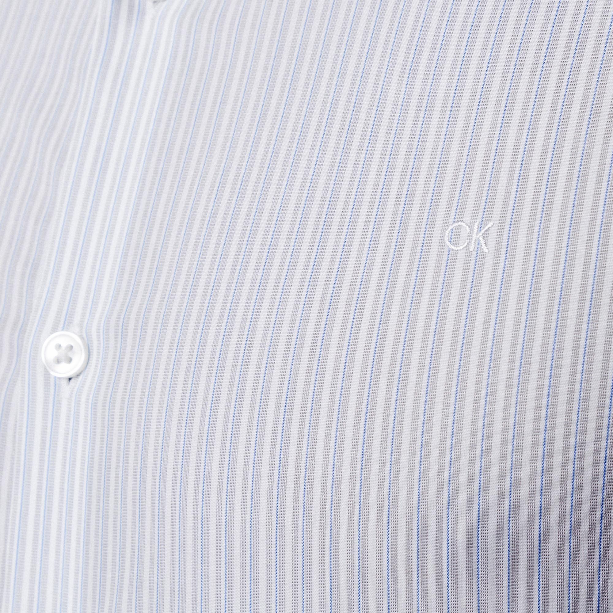 CALVIN KLEIN Hemden Herren Gestreiftes Langarm Business Hemd  