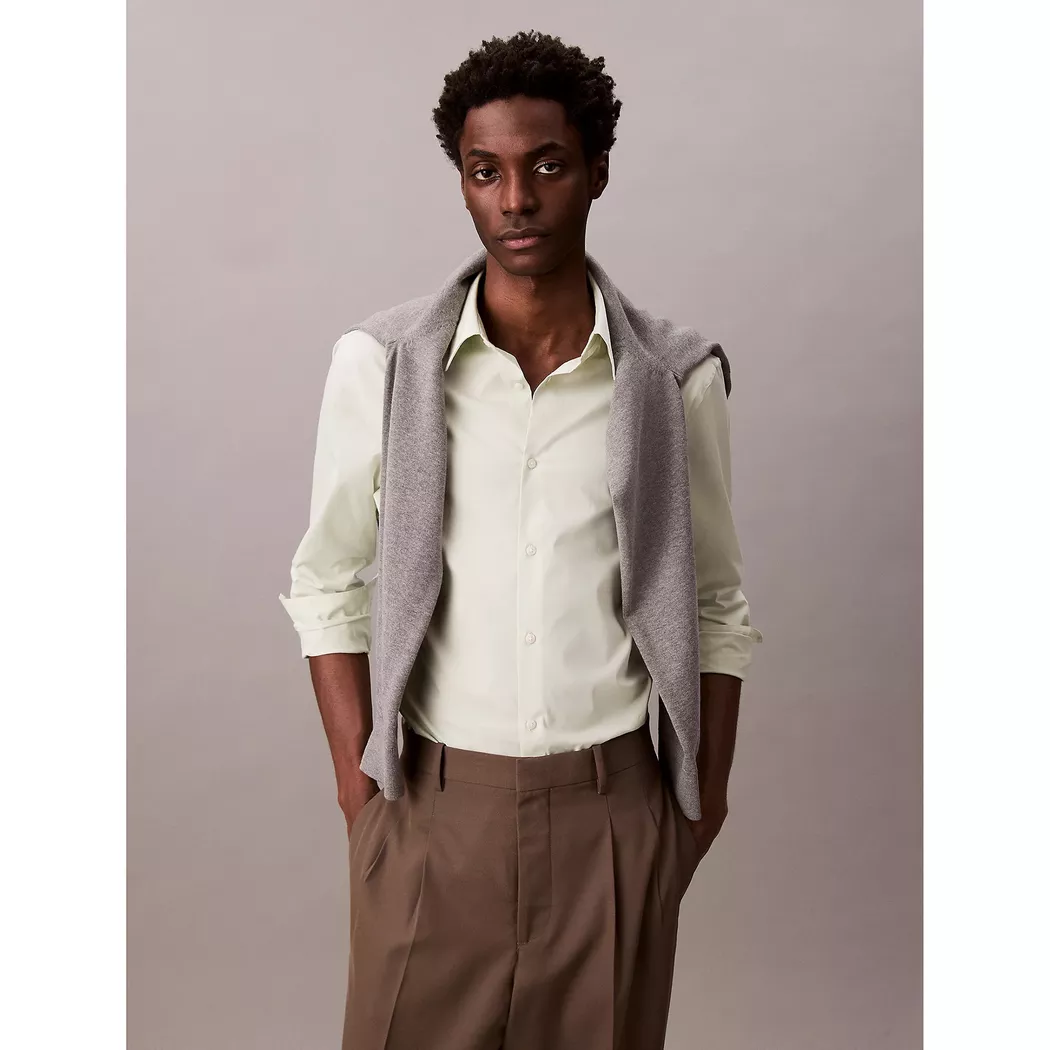 Calvin KLEIN Hemden, für Herren, Khaki, Größe S
