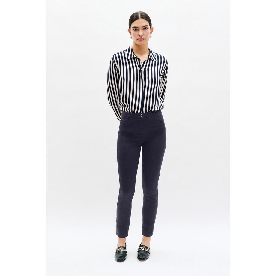 Caroll Knöchellange Slim Fit Hose  