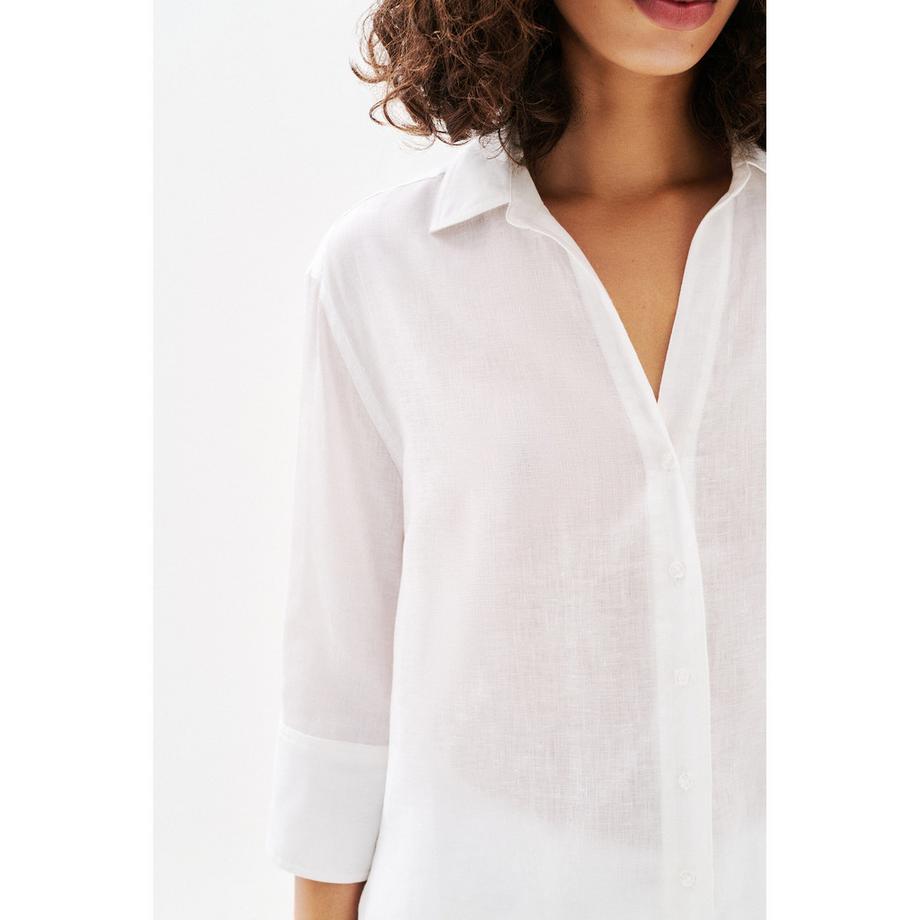 Caroll Hemd Kentkragen 3/4 Arm Relaxed Fit  