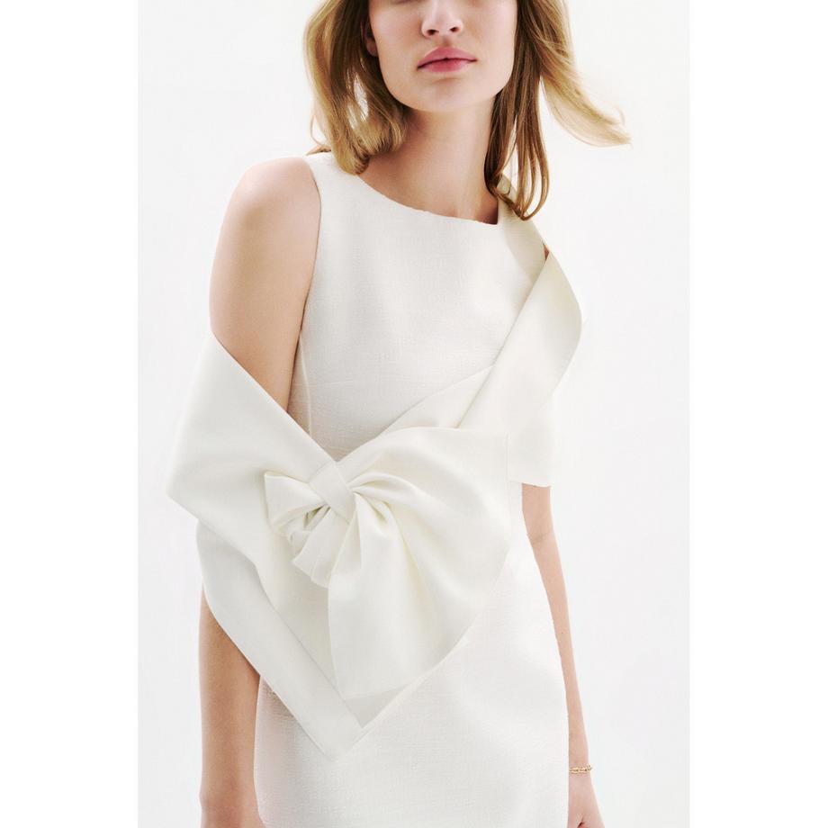 Caroll Poncho mit Schleifendetail  