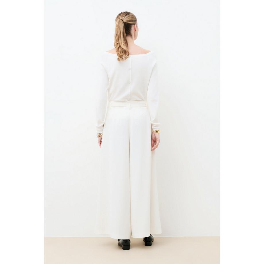 Caroll Pantalon Large avec Boucle  