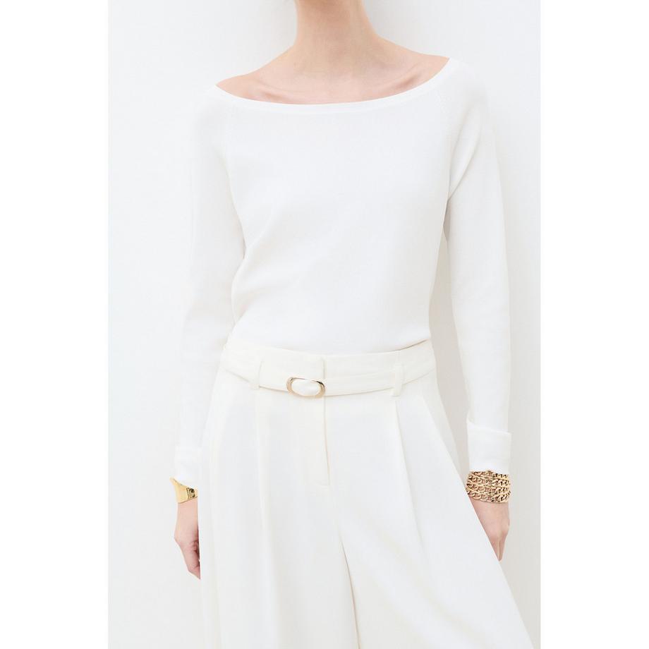 Caroll Pantalon Large avec Boucle  