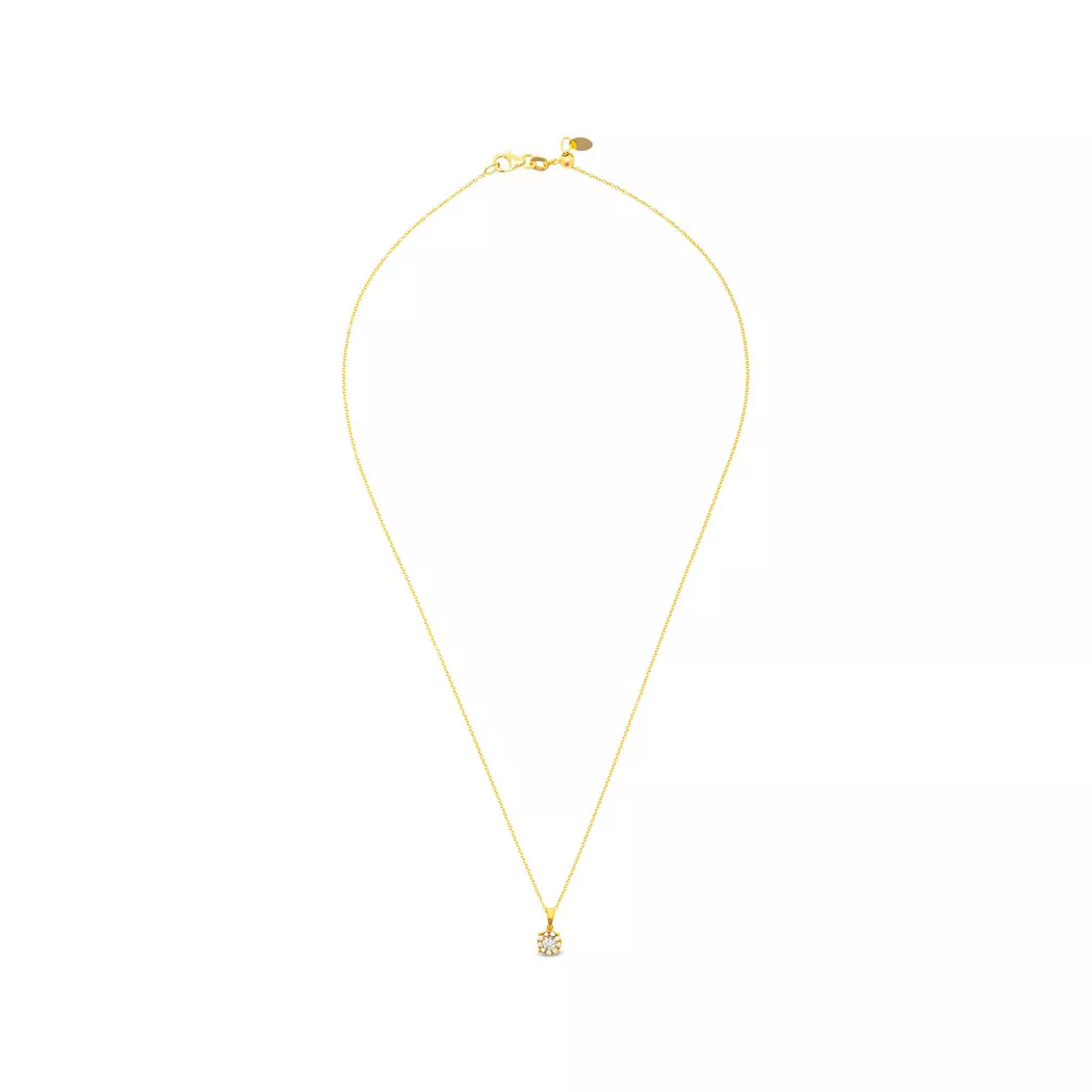 Sergio Ferris - Halskette, 45cm, Gelbgold 4
