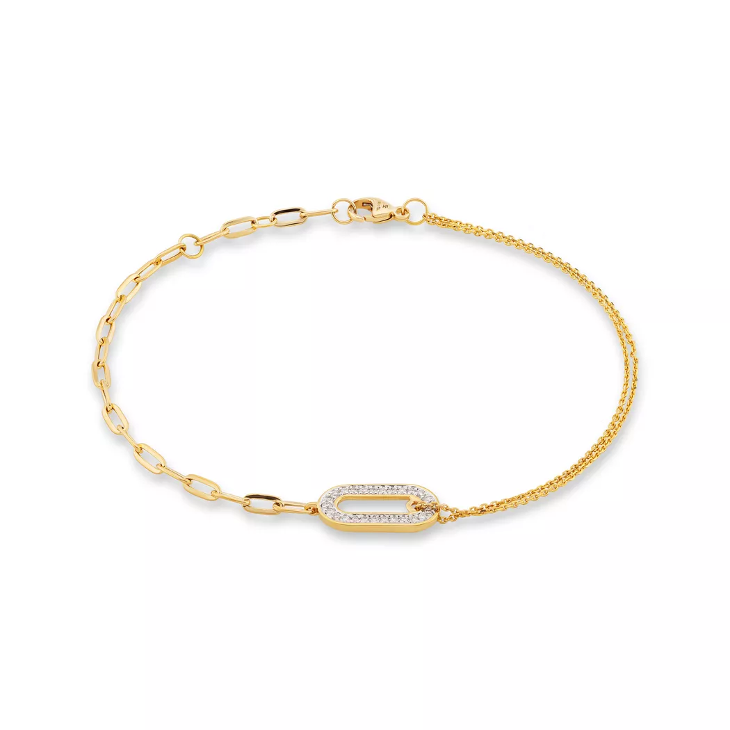 Sergio Ferris - Armband, 18cm, Gelbgold 3