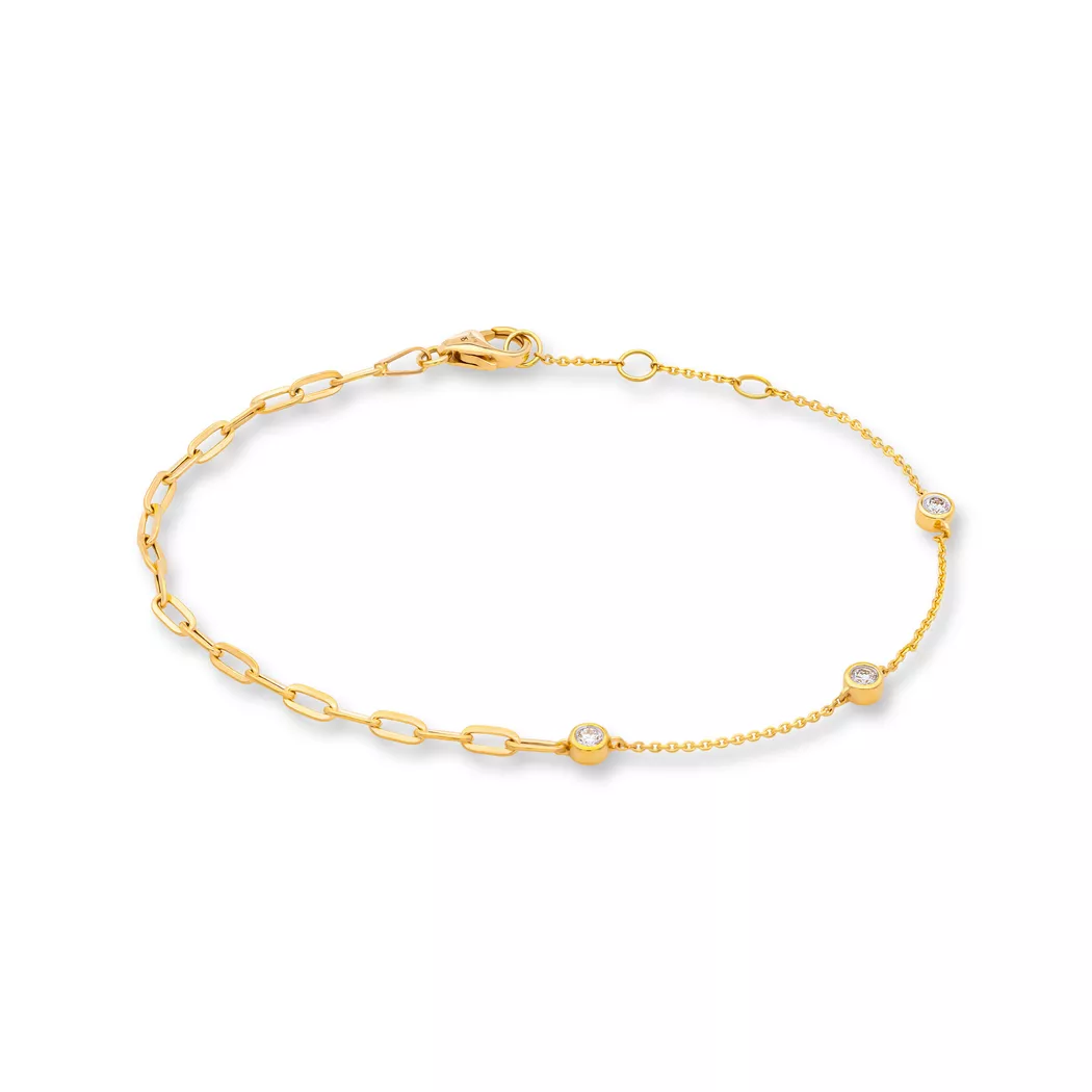 Sergio Ferris - Armband, 18cm, Gelbgold 2