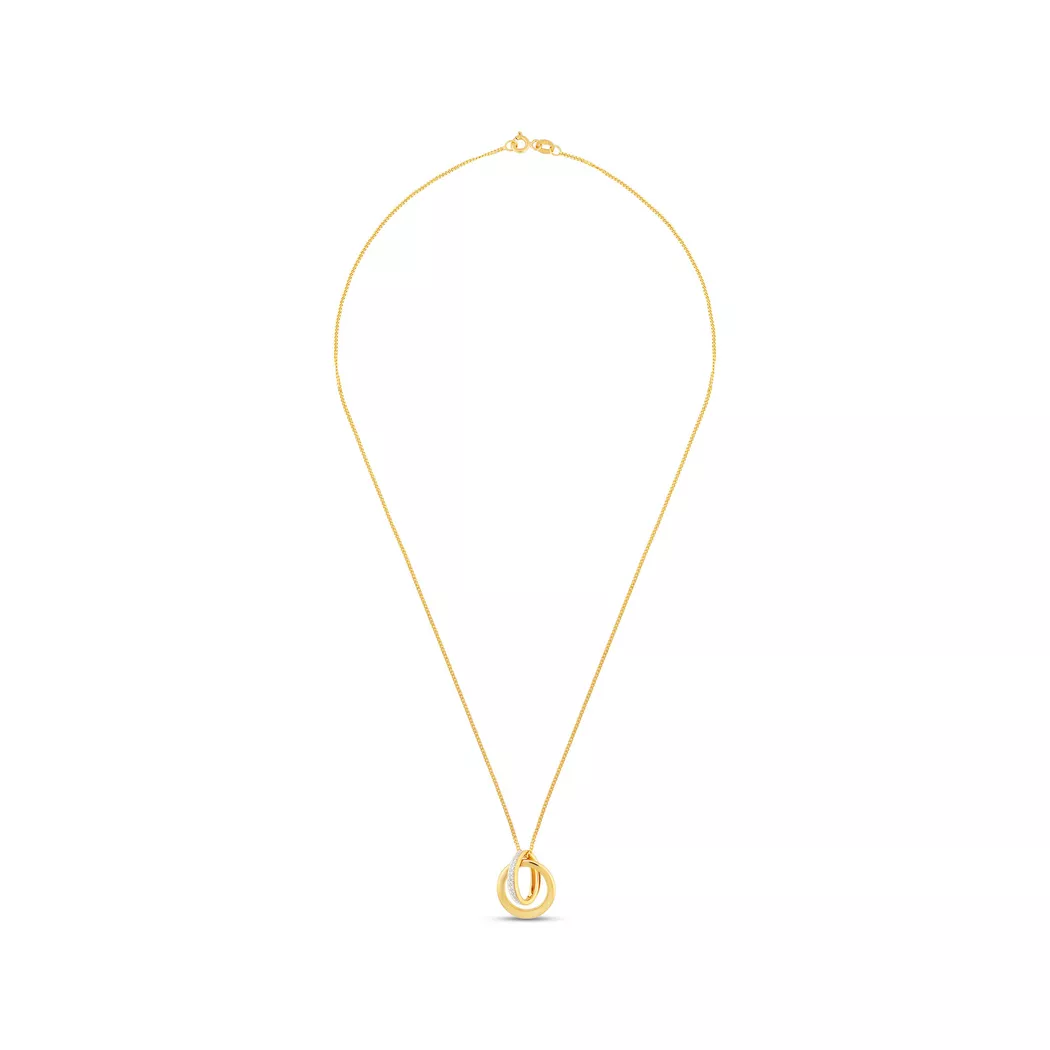 Sergio Ferris - Halskette, 45cm, Gelbgold 3