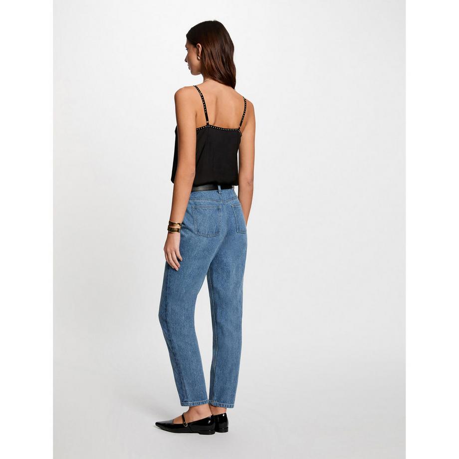 MORGAN Top Cami Col V clouté  
